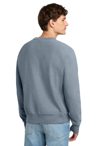 Champion  Reverse Weave  Garment-Dyed Crewneck Sweatshirt - Saltwater Back