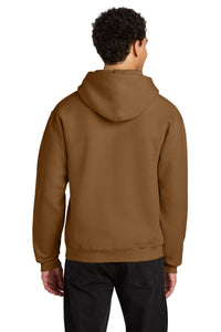 Jerzees Rugged Unisex Hooded Sweatshirt H12M - Golden Pecan Back