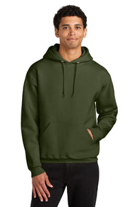 Jerzees Rugged Unisex Hooded Sweatshirt H12M - Military Green