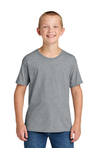Jerzees Ultimate Youth Ring Spun T-Shirt IC46B - Athletic Heather