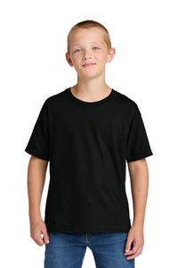 Jerzees Ultimate Youth Ring Spun T-Shirt IC46B - Black Ink