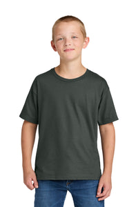 Jerzees Ultimate Youth Ring Spun T-Shirt IC46B - Charcoal Grey
