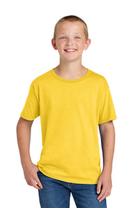 Jerzees Ultimate Youth Ring Spun T-Shirt IC46B - Island Yellow