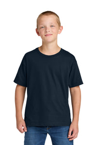 Jerzees Ultimate Youth Ring Spun T-Shirt IC46B - J. Navy