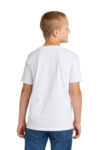 Jerzees Ultimate Youth Ring Spun T-Shirt IC46B - White Back