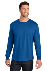 Jerzees Ultimate Unisex Ring Spun Long Sleeve T-Shirt IC46L - Royal