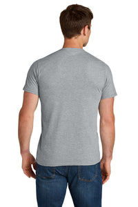 Jerzees Ultimate Unisex Ring Spun T-Shirt IC46M - Athletic Heather Back