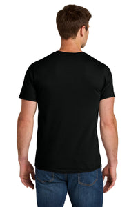 Jerzees Ultimate Unisex Ring Spun T-Shirt IC46M - Black Ink Back