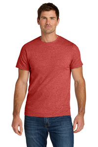 Jerzees Ultimate Unisex Ring Spun T-Shirt IC46M - Fiery Red Heather