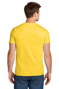 Jerzees Ultimate Unisex Ring Spun T-Shirt IC46M - Island Yellow Back