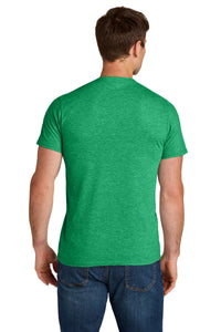 Jerzees Ultimate Unisex Ring Spun T-Shirt IC46M - Retro Heather Green Back
