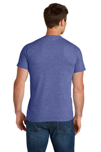 Jerzees Ultimate Unisex Ring Spun T-Shirt IC46M - Retro Heather Purple Back