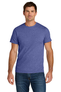Jerzees Ultimate Unisex Ring Spun T-Shirt IC46M - Retro Heather Purple