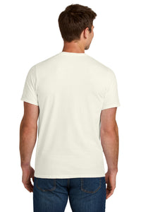 Jerzees Ultimate Unisex Ring Spun T-Shirt IC46M - Sweet Cream Heather Back