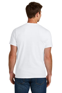 Jerzees Ultimate Unisex Ring Spun T-Shirt IC46M - White Back