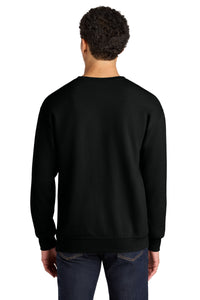 Jerzees Ultimate Unisex CVC Ring Spun Crewneck Sweatshirt IC48M - Black Ink Back
