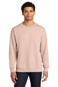 Jerzees Ultimate Unisex CVC Ring Spun Crewneck Sweatshirt IC48M - Blush Pink