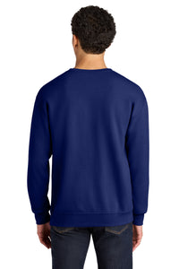Jerzees Ultimate Unisex CVC Ring Spun Crewneck Sweatshirt IC48M - Orchid Back