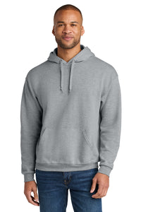 Jerzees Ultimate Unisex CVC Ring Spun Hooded Sweatshirt IC49M - Athletic Heather