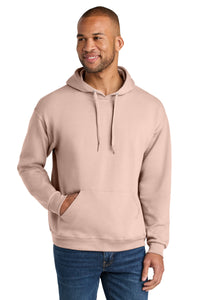 Jerzees Ultimate Unisex CVC Ring Spun Hooded Sweatshirt IC49M - Blush Pink