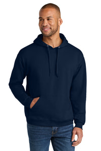 Jerzees Ultimate Unisex CVC Ring Spun Hooded Sweatshirt IC49M - J. Navy