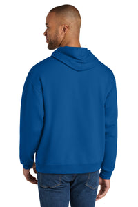 Jerzees Ultimate Unisex CVC Ring Spun Hooded Sweatshirt IC49M - Royal Back