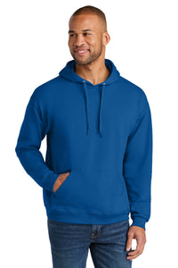 Jerzees Ultimate Unisex CVC Ring Spun Hooded Sweatshirt IC49M - Royal