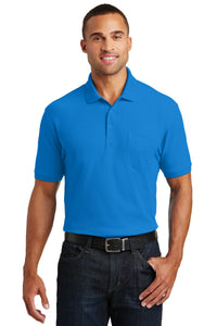 Port Authority Core Classic Pique Pocket Polo - Coastal Blue