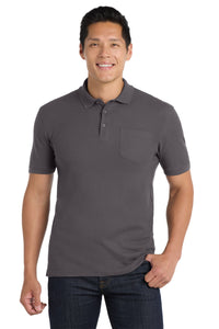 Port Authority Core Classic Pique Pocket Polo - Graphite
