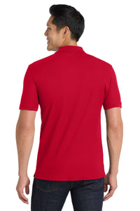 Port Authority Core Classic Pique Pocket Polo - Rich Red Back