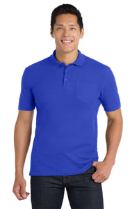 Port Authority Core Classic Pique Pocket Polo - True Royal