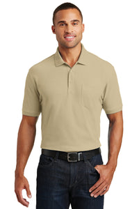 Port Authority Core Classic Pique Pocket Polo - Wheat