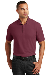 Port Authority Core Classic Pique Polo - Burgundy