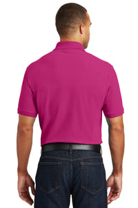 Port Authority Core Classic Pique Polo - Pink Azalea Back