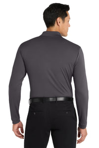 Port Authority  Dry Zone  UV Micro-Mesh Long Sleeve Polo K110LS - Graphite Back