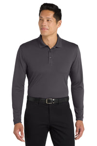 Port Authority  Dry Zone  UV Micro-Mesh Long Sleeve Polo K110LS - Graphite