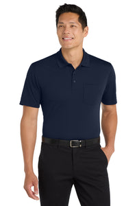 Port Authority Dry Zone UV Micro-Mesh Pocket Polo - River Blue Navy