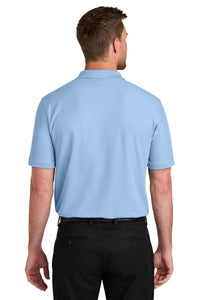 Port Authority Wearever Signature Pique Pocket Polo K200P - Cloud Blue Back
