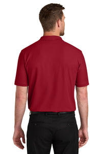 Port Authority Wearever Signature Pique Pocket Polo K200P - Rich Red Back