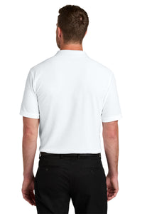 Port Authority Wearever Signature Pique Pocket Polo K200P - White Back