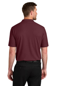 Port Authority Wearever Signature Pique Polo K200 - Burgundy Back