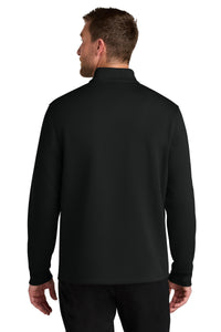 Port Authority Wearever Signature Double Pique 1/4-Zip K210 - Deep Black Back