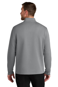 Port Authority Wearever Signature Double Pique 1/4-Zip K210 - Gusty Grey Back