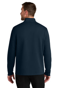 Port Authority Wearever Signature Double Pique 1/4-Zip K210 - River Blue Navy Back
