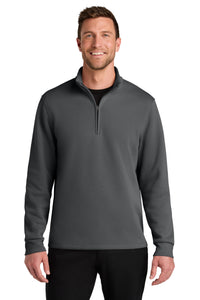 Port Authority Wearever Signature Double Pique 1/4-Zip K210 - Storm Grey