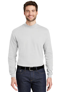 Port Authority Interlock Knit Mock Turtleneck - White