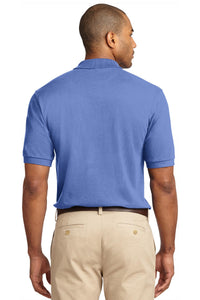 Port Authority Heavyweight Cotton Pique Polo - Blueberry Back