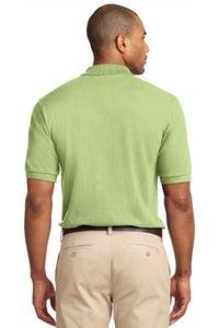 Port Authority Heavyweight Cotton Pique Polo - Pistachio Back