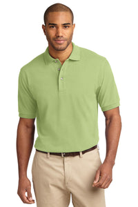 Port Authority Heavyweight Cotton Pique Polo - Pistachio