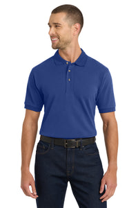 Port Authority Heavyweight Cotton Pique Polo - Royal